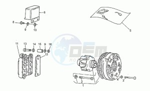 V 65 650 Florida Florida drawing Bosch alternator-regulator