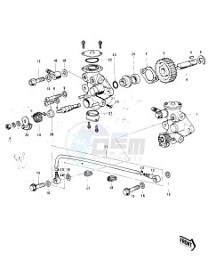 KH 100 B (B7-B8) drawing OIL PUMP