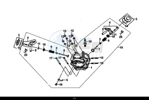 SYMPHONY ST 50 (25 KM/H) (XB05W4-NL) (E4) (L7-M0) drawing CYLINDER HEAD