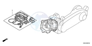 SH300AR9 UK - (E / ABS MKH SPC) drawing GASKET KIT A