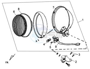 ALLO 50 drawing HEADLAMP CPL