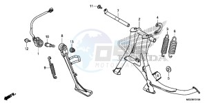 CB1100 UK - (E) drawing STAND