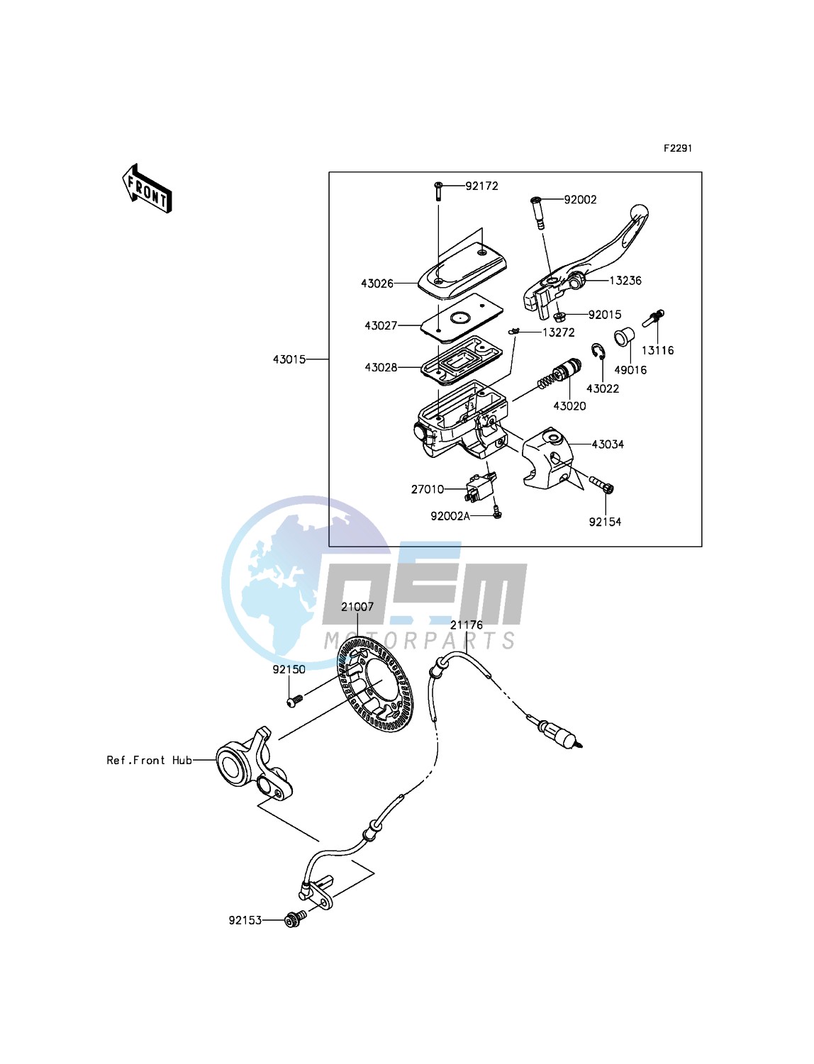 Front Master Cylinder