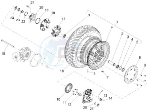 MGX 21 FLYING FORTRESS 1380 APAC drawing Rear wheel