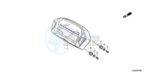 NC700XD NC700X 2ED drawing METER