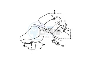 XV S VIRAGO 250 drawing SEAT MY97 MY99