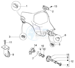 LX 50 4T drawing Handlebar switches