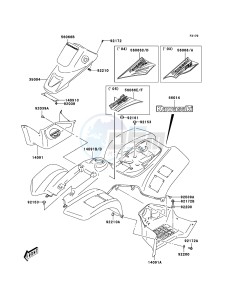 KFX50 KSF50-A3 EU drawing Fenders