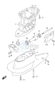 DF 60A drawing Drive Shaft Housing High Thrust