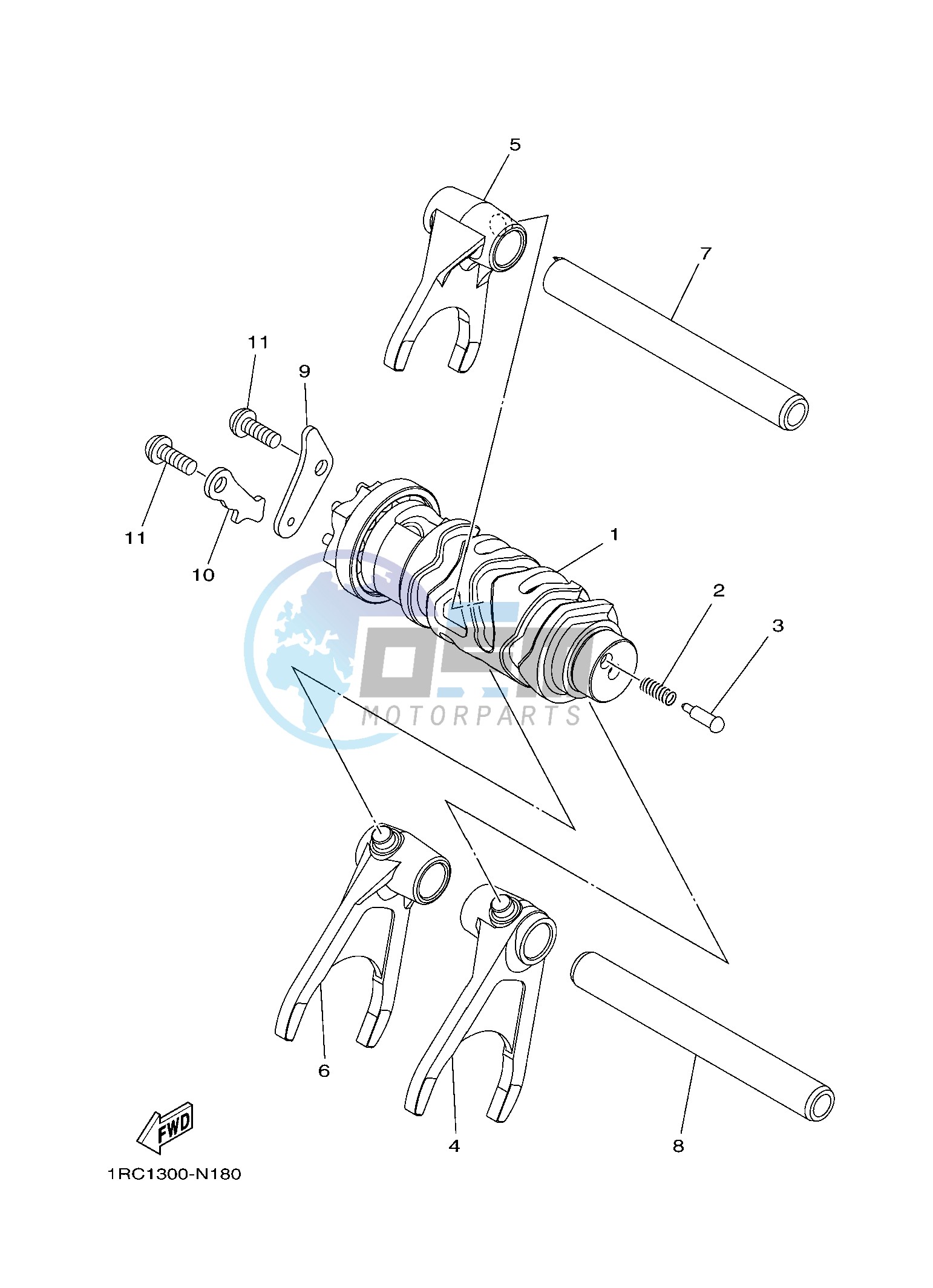 SHIFT CAM & FORK