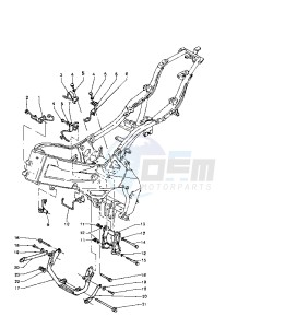 TZR RR 125 drawing ENGINE BRACKET