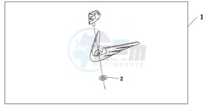 GL18009 France - (F / AB CMF NAV) drawing FRONT FENDER ORNA