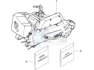 Stalker 50 Naked drawing Engine assembly