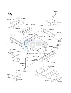 KAF 950 B [MULE 3010 DIESEL 4X4] (B7F) B7F drawing CARRIER-- S- -