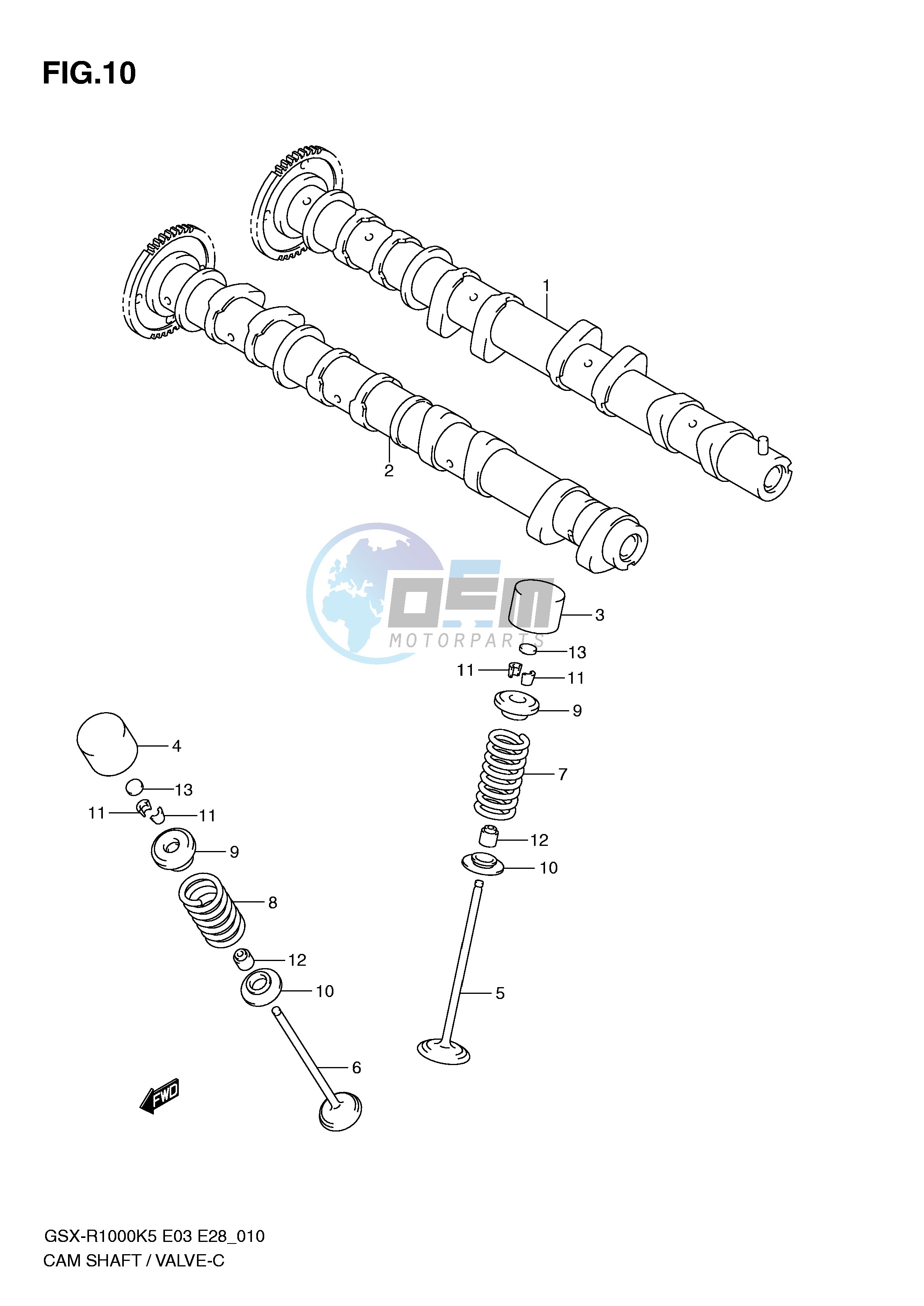 CAMSHAFT - VALVE