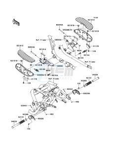 VN1700_CLASSIC_ABS VN1700FBF GB XX (EU ME A(FRICA) drawing Footrests