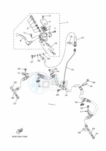 YFM450FWBD KODIAK 450 EPS (BHT4) drawing FRONT MASTER CYLINDER