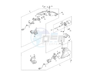 YP R X-MAX SPORT 250 drawing TAILLIGHT