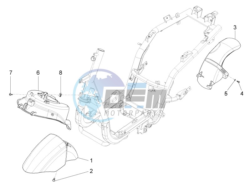 Wheel huosing - Mudguard