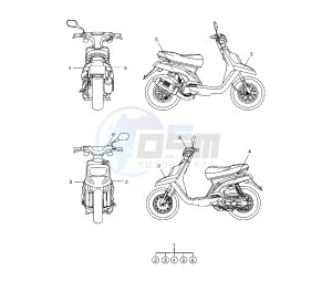 BW'S 50 drawing GRAPHIC 5WWB-5WWD