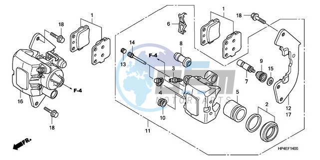 FRONT BRAKE CALIPER