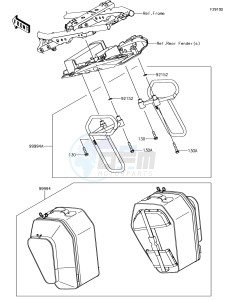 NINJA 650 EX650KHF XX (EU ME A(FRICA) drawing Accessory(Pannier)