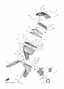 YZ450F (B2WH) drawing INTAKE