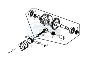 FIDDLE II 50 drawing CRANKSHAFT