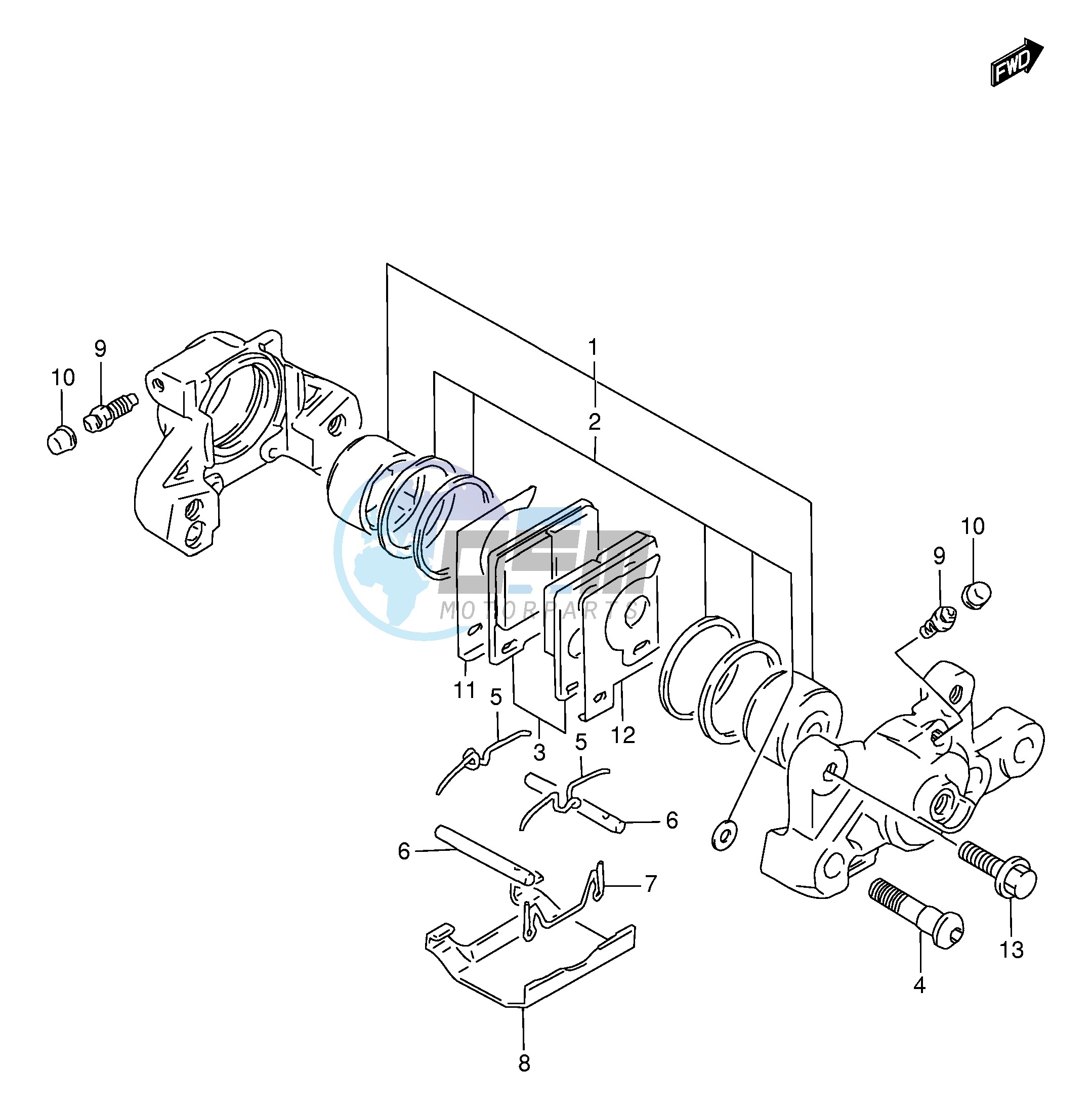 REAR CALIPER