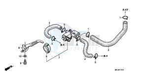 CBR600RRA BR - (BR) drawing AIR INJECTION CONTROL VALVE