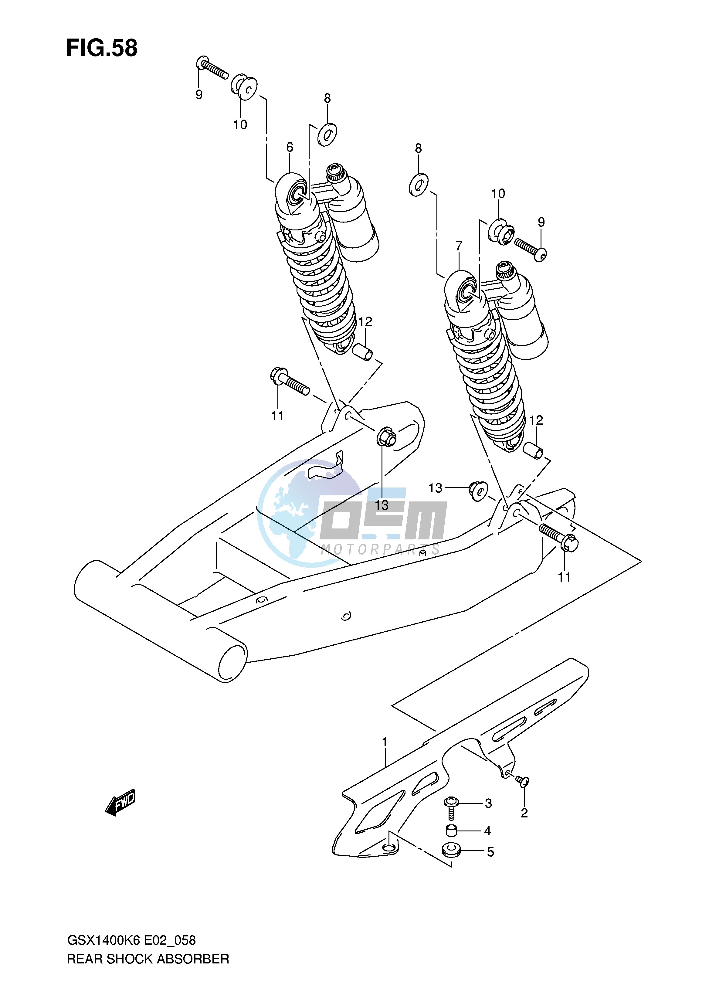 REAR SHOCK ABSORBER