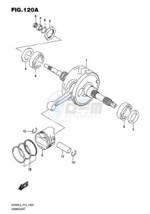 UH200 ABS BURGMAN EU drawing CRANKSHAFT