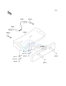 KAF 400 B [MULE 600] (B1) B1 drawing SEAT