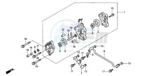 TRX350FE RANCHER 4X4 ES drawing OIL PUMP