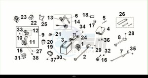 CRUISYM a 300 (LV30W2Z1-EU) (M2) drawing ELECTRIC PARTS