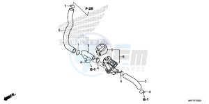 CBR1000S1 2ED - (2ED) drawing AIR INJECTION CONTROL VALVE