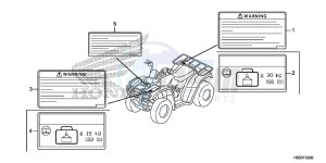 TRX250TMG TRX420 Europe Direct - (ED) drawing CAUTION LABEL