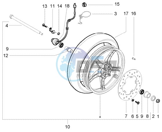 Front wheel