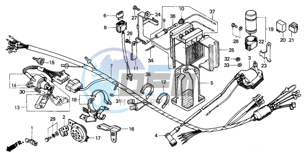 WIRE HARNESS/BATTERY