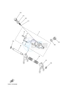 YXC700E VIKING VI EPS (2US9) drawing SHIFT CAM & FORK