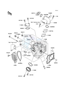 KLX110 KLX110A8F EU drawing Cylinder Head