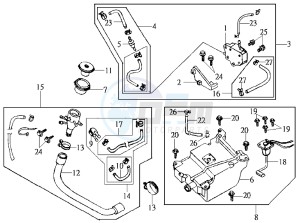 JOYRIDE 200 drawing FUEL TANK - FUEL CUT