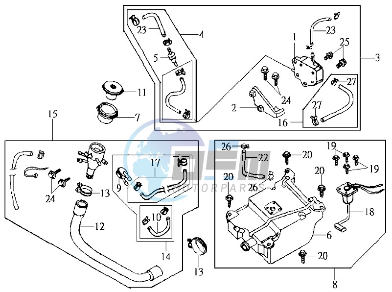 FUEL TANK - FUEL CUT