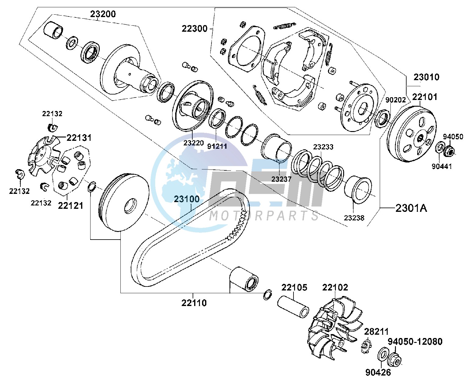 Driven Pulley