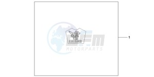 CB600F9 France - (F / CMF) drawing KIT LOGO SE