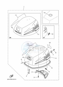 FT9-9GMHX drawing TOP-COWLING