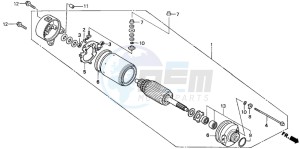 TRX350FM RANCHER 4X4 drawing STARTING MOTOR