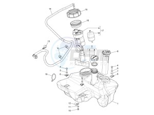 LX 150 4T ie USA drawing Fuel Tank