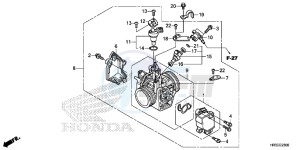 TRX420TE1F TRX420 Europe Direct - (ED) drawing THROTTLE BODY