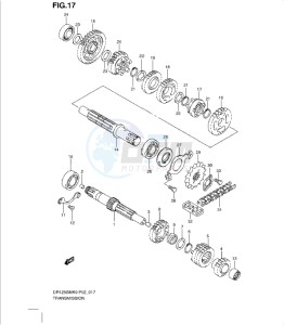 DR125SML 0 drawing TRANSMISSION